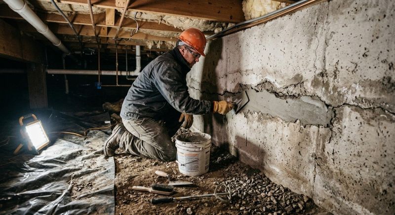 Basement Foundation Repair in Bristol, CT