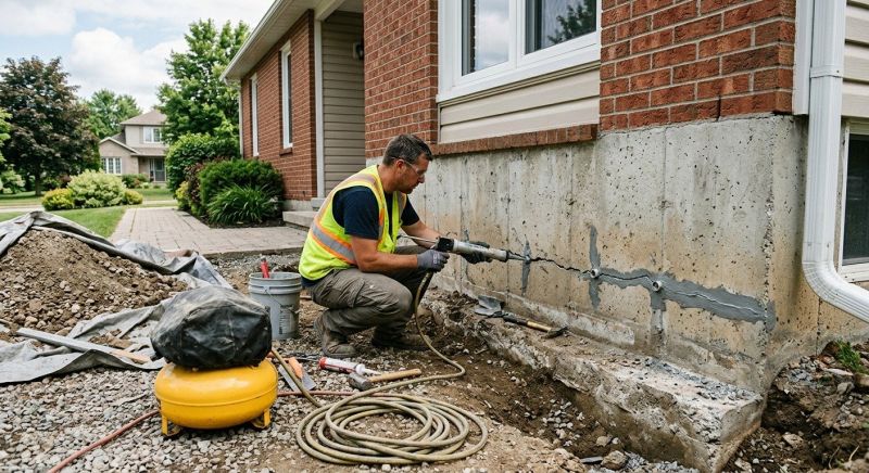 Basement Foundation Repair in Durham, CT