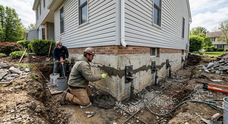 Basement Foundation Repair in Farmington, CT