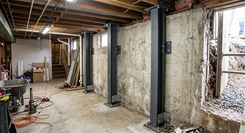 Basement Stabilization in Plainville, CT