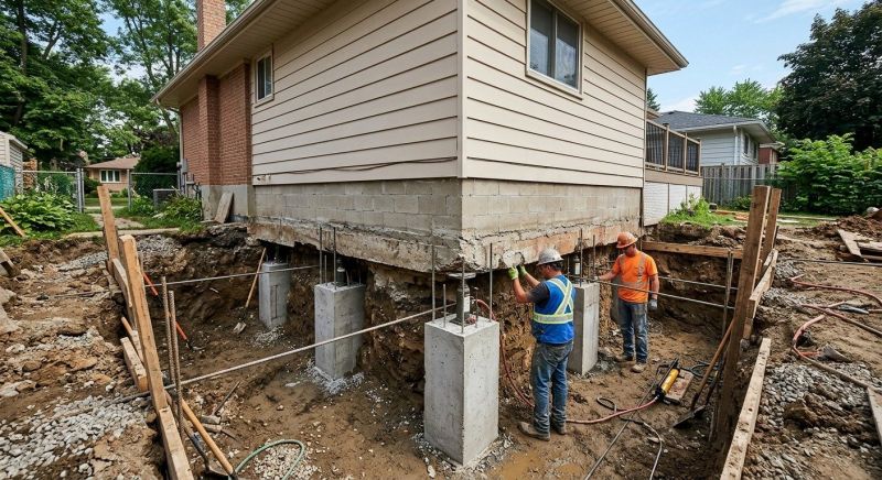Basement Underpinning in Plainville, CT