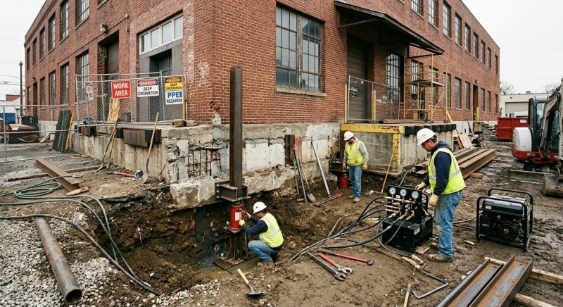 Building Foundation Repair in Cromwell, CT