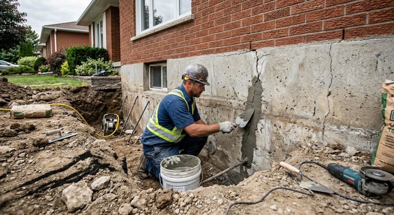 Building Foundation Repair in East Hampton, CT