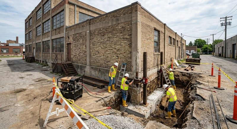 Building Foundation Repair in Hartford, CT