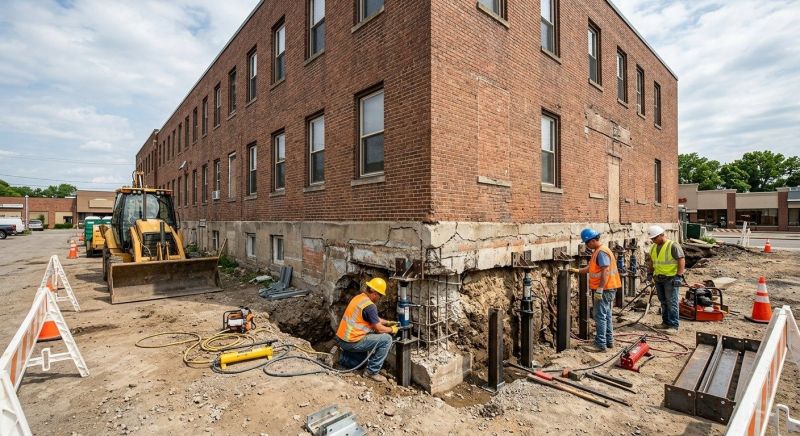 Commercial Foundation Repair in Plainville, CT