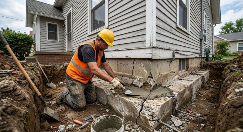 Concrete Foundation Repair in North Canton, CT