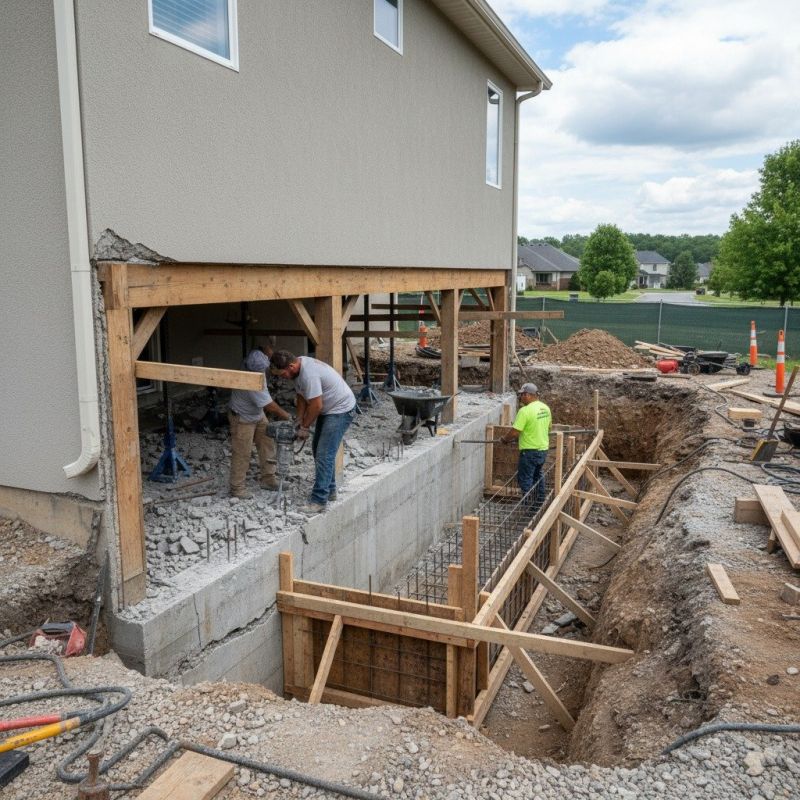 Concrete Foundation Repair in Oakville, CT