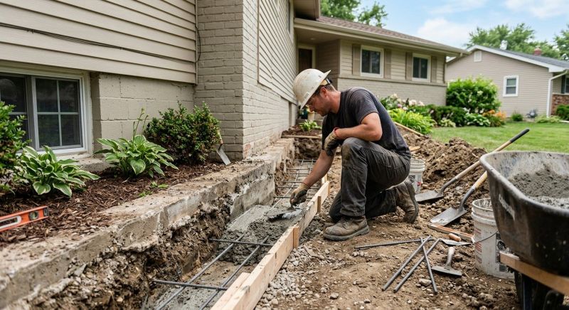 Concrete Foundation Repair in Oxford, CT