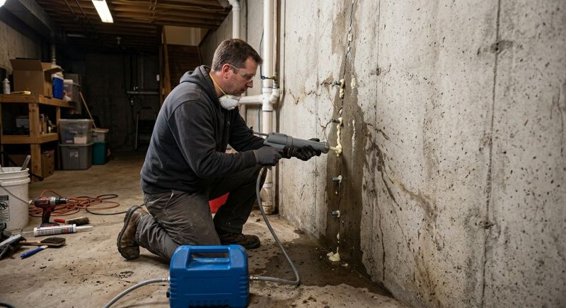 Cracked Foundation Repair in Litchfield County, CT