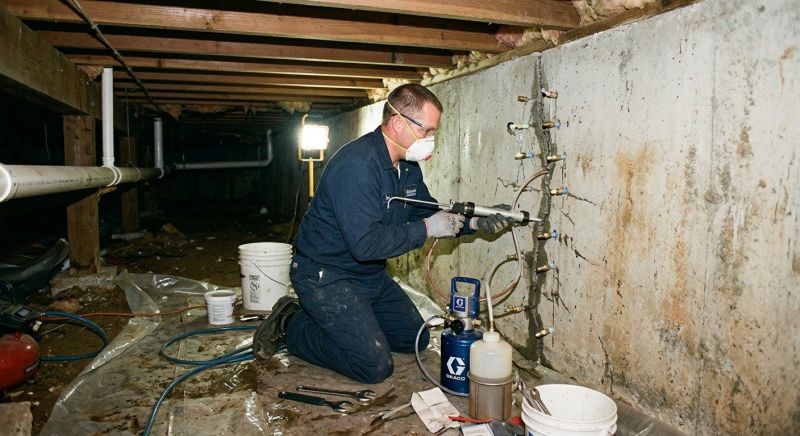 Crawlspace Foundation Repair in East Hartland, CT