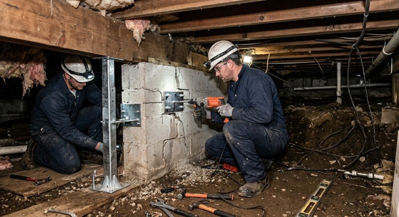 Crawlspace Foundation Repair in Glastonbury, CT