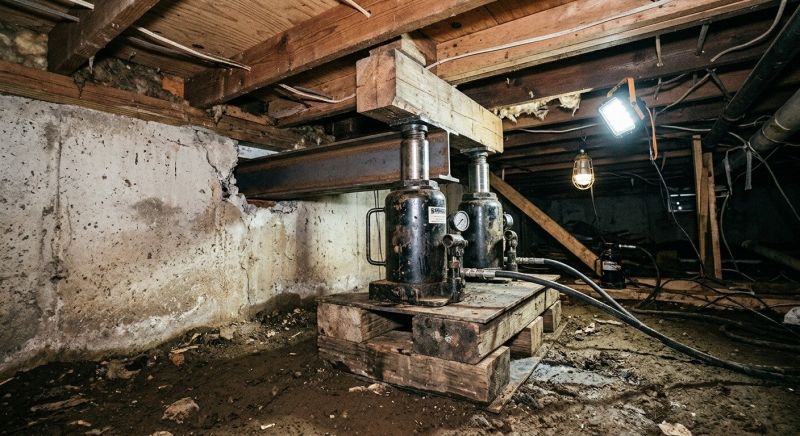 Foundation Jacking in Litchfield, CT