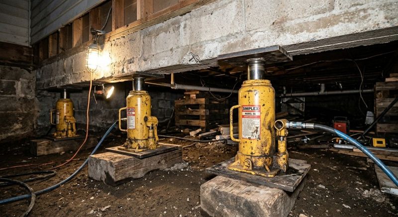 Foundation Jacking in Manchester, CT