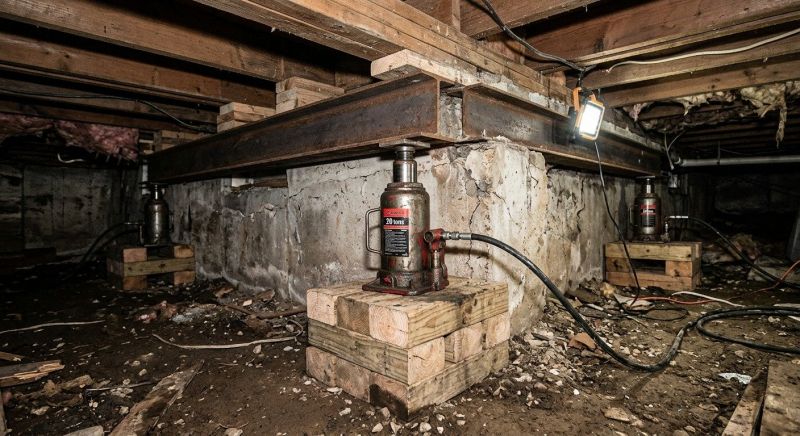 Foundation Jacking in New Hartford, CT