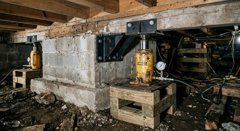 Foundation Jacking in Simsbury, CT