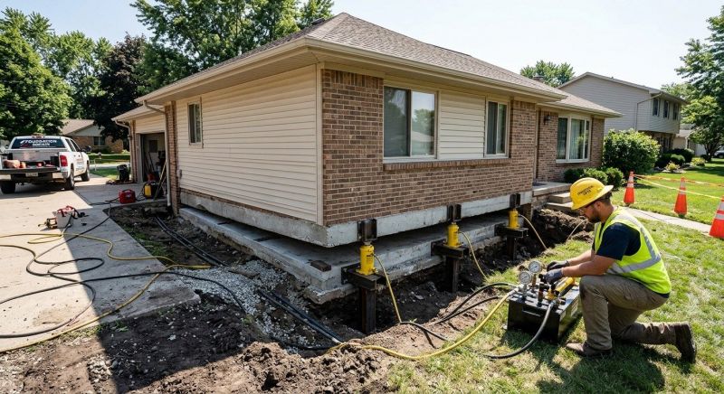 Foundation Lifting in Harwinton, CT
