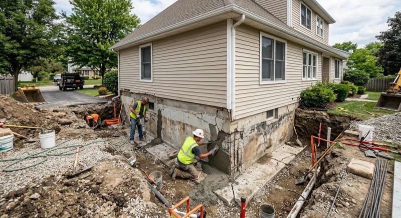 Foundation Restoration in Plainville, CT