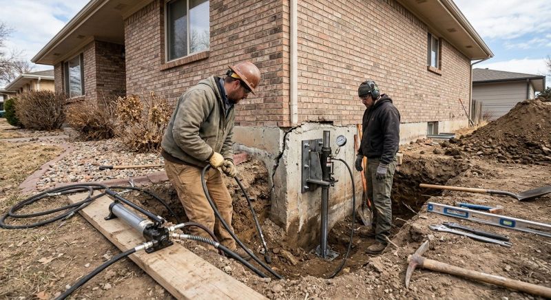 Foundation Stabilizing in Berlin, CT