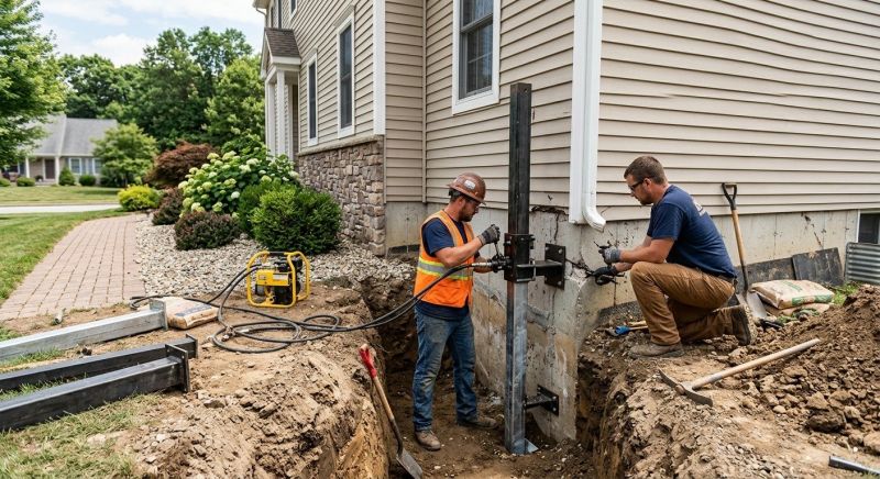 Foundation Stabilizing in Bethlehem, CT