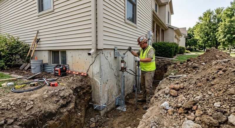 Foundation Stabilizing in Durham, CT