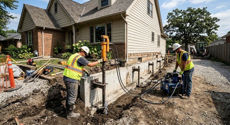 Foundation Stabilizing in Plainville, CT
