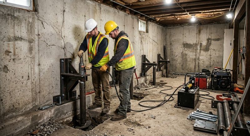 Foundation Stabilizing in Roxbury, CT