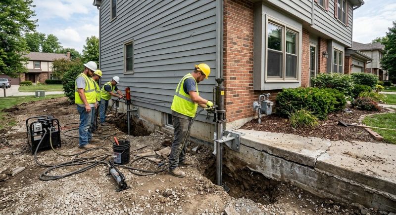 Foundation Stabilizing in South Windsor, CT