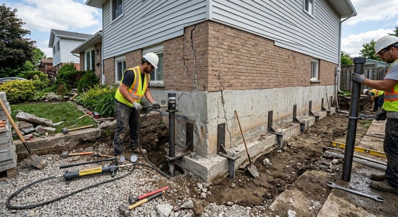 Foundation Stabilizing in Wethersfield, CT