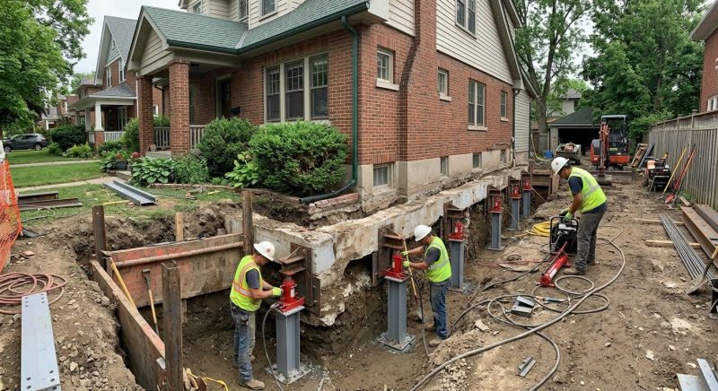 Foundation Underpinning in Plainville, CT