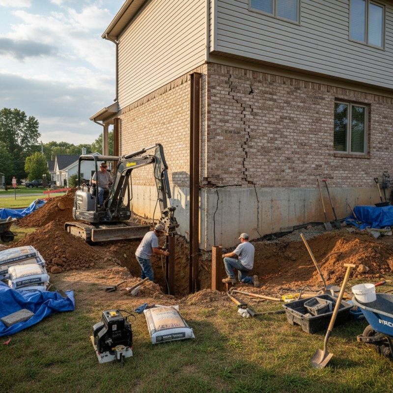 Home Foundation Repair in Oakville, CT