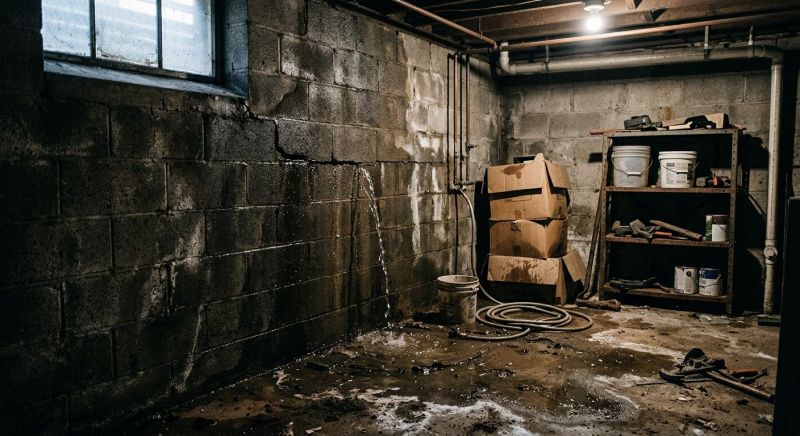 Leaking Foundation Repair in Plainville, CT