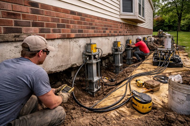 Settling Foundation Service in Torrington, CT