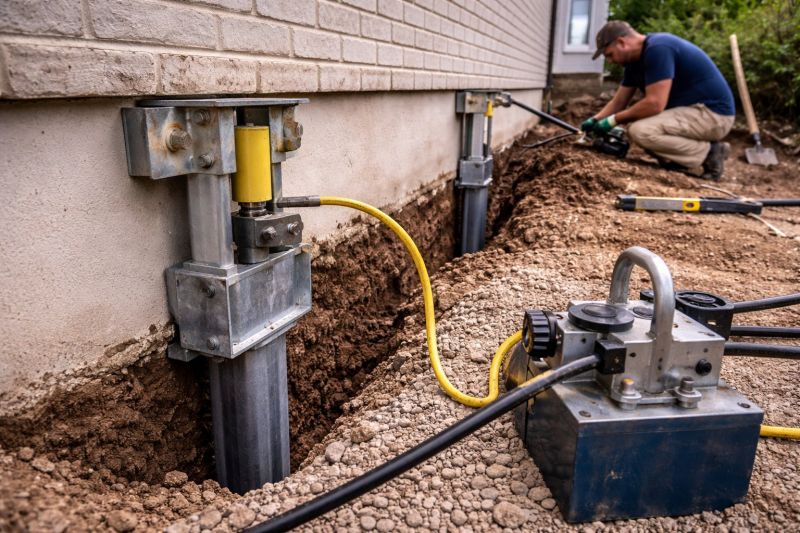 Sinking Foundation Repair in Bethany, CT