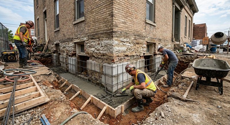 Structural Underpinning in Plainville, CT
